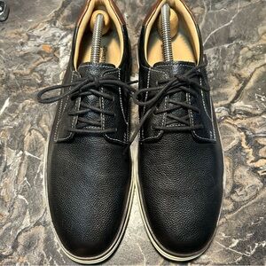 JOHNSTON MURPHY Leather PlainToe Men's Shoes 59-2485 Size 9M Black